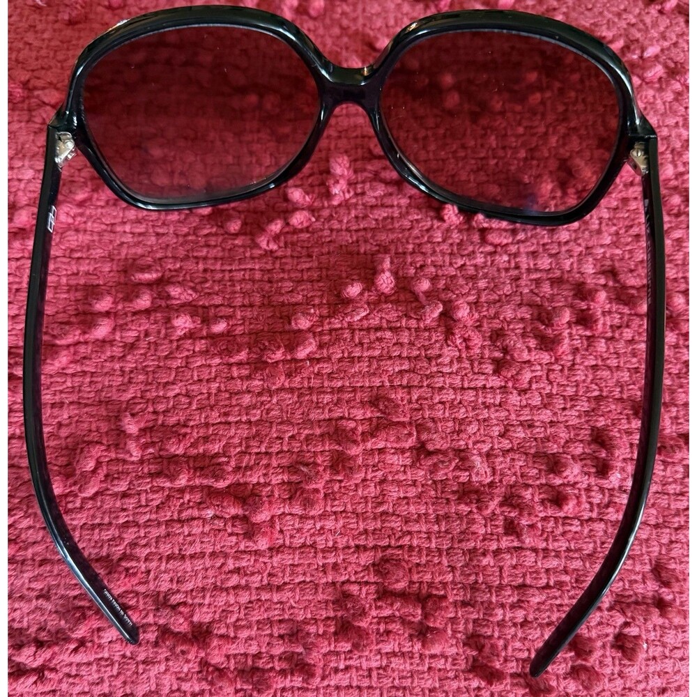 RARE VTG Liz Claiborne Eyeglasses Oversized 1980s LC 19 BLK Prescription Glasses - Picture 3 of 11